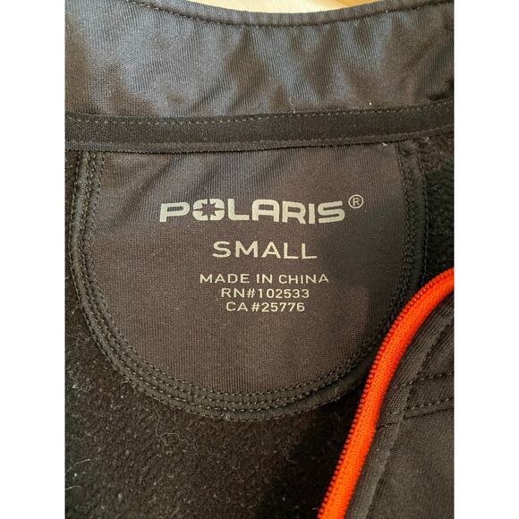 Polaris Men's Tech Quarter-Zip small fleece snowmobile layer shirt camp hike ski - Picture 5 of 6